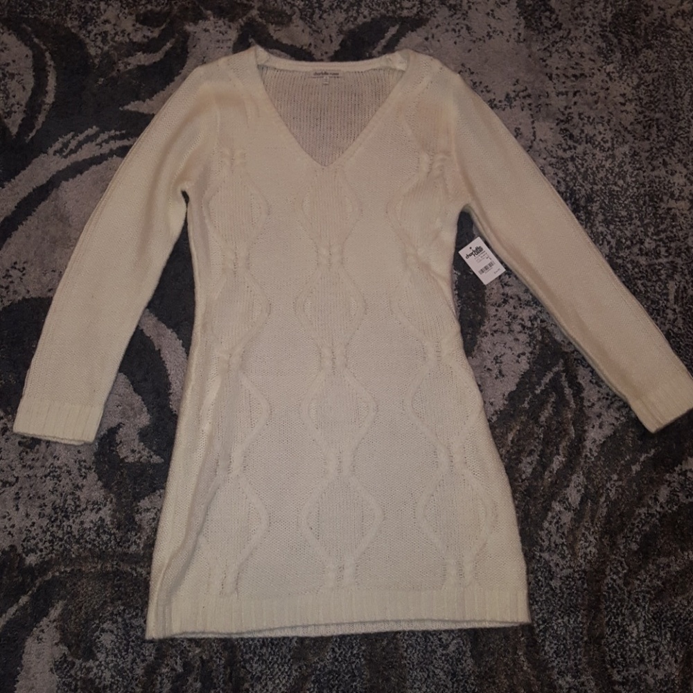 Long sleeve sweater dress